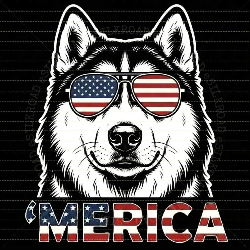"Patriotic Pups" 4th of July Dog Lover T-Shirt